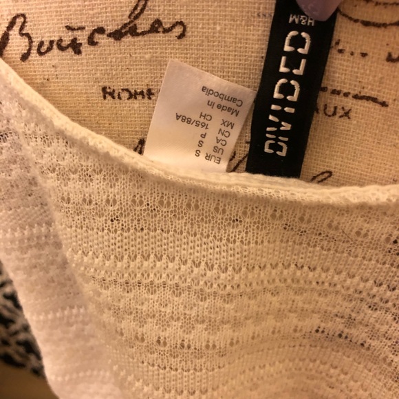 Festival White Cropped Crochet Fringe Tank by H&M - Picture 4 of 5